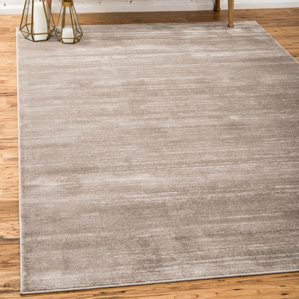 Solid/Striped Richye Collection Area Rug