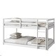 preview thumbnail 17 of 95, Low Loft Bed with Ladder, Solid Rubber Wooden Bed Frame for Multi Children, Floor Bed - Available with or without Slats