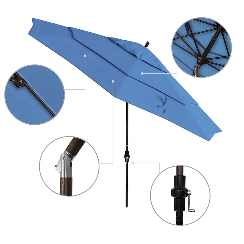 California Umbrella 11-Foot Market Umbrella in Bronze