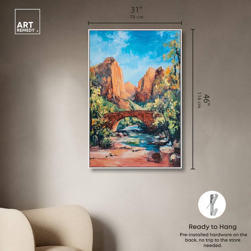 Bridge in Time Canvas by Art Remedy