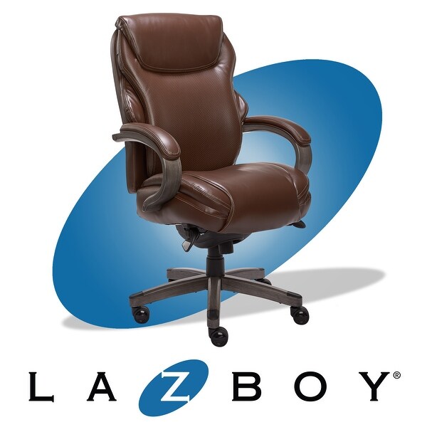 Shop La Z Boy Hyland Executive Office Chair With Air Technology On Sale Overstock 21122087