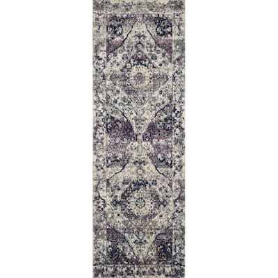 Alexander Home Malik Boho Diamond Distressed Area Rug
