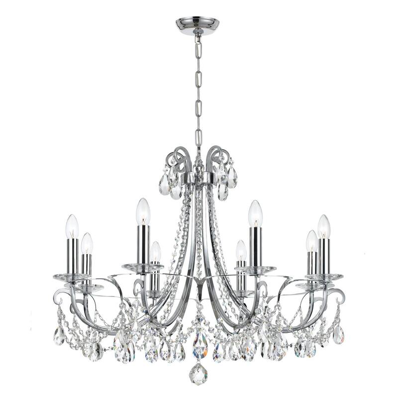 Crystorama Lighting Group Othello 8 Light 31" Wide Chandelier with - Polished Chrome