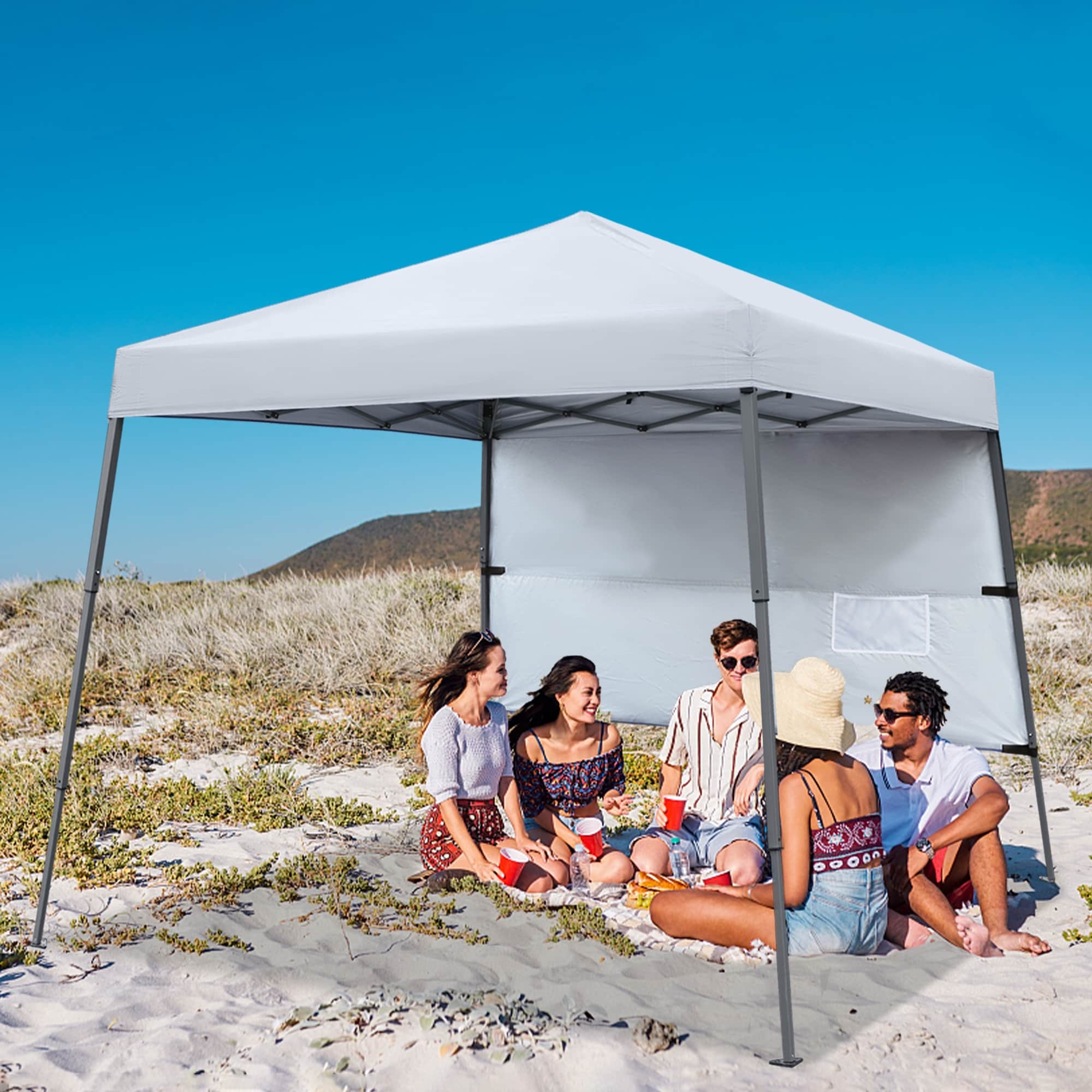 Gazebo with tent attached cheap