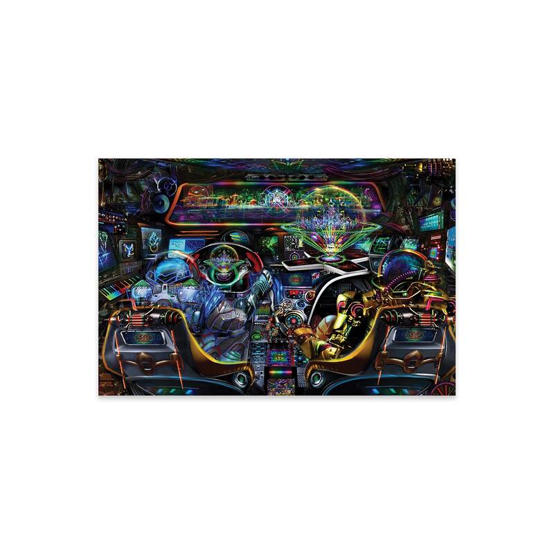 Spaceship Print On Acrylic Glass by Jumbie - 16x24x0.25