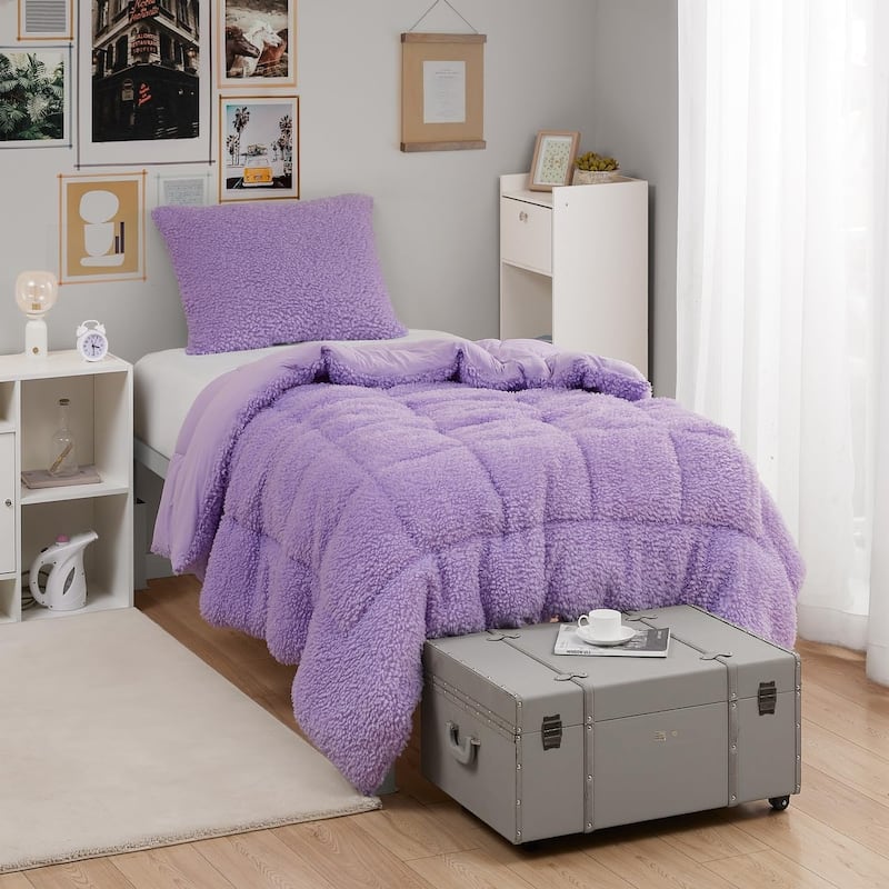 Cotton Candy - Coma Inducer® Oversized Comforter - Grape Purple - Twin XL