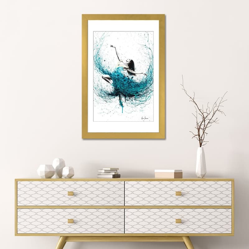 iCanvas "Teal Dancer" by Ashvin Harrison