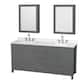 Option Dark Gray / Giotto Quartz Top / Brushed Chrome