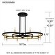 preview thumbnail 9 of 7, Winsland 8-Light Matte Black Chandelier