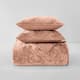 Wonderful Diamond Velvet 3 Piece Quilt Set
