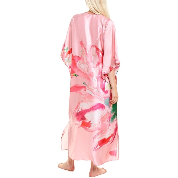 natori silk caftan