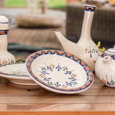 Novica Handmade Antigua Breeze Ceramic Salad Bowls (Pair)