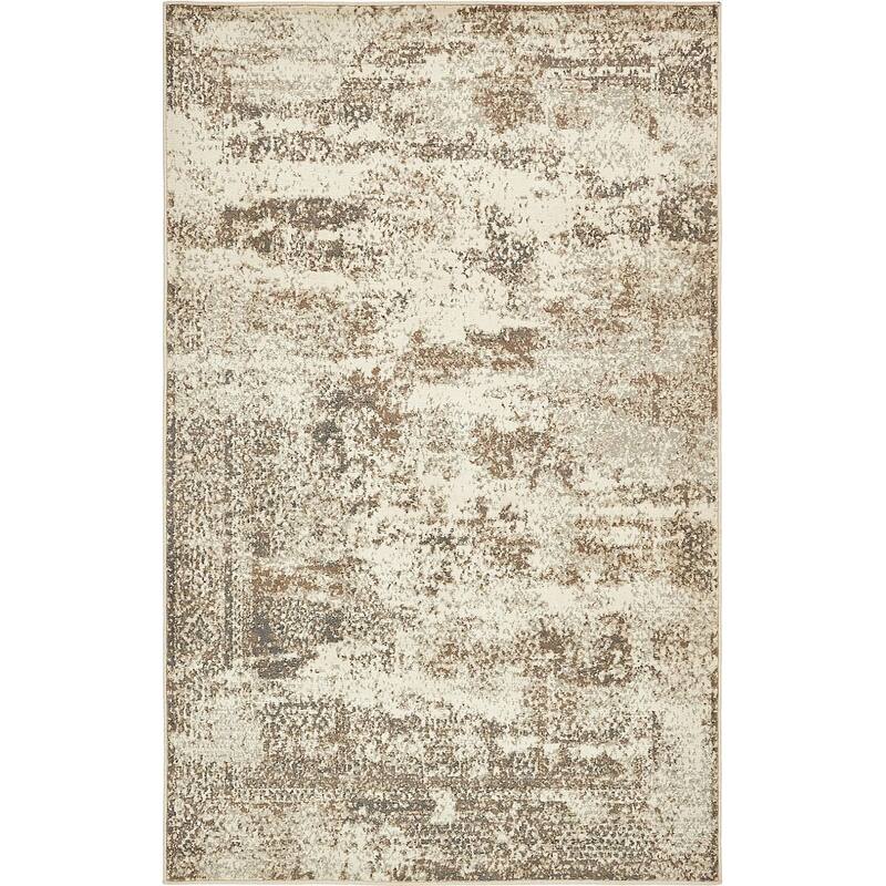 Contemporary Daisy Collection Area Rug