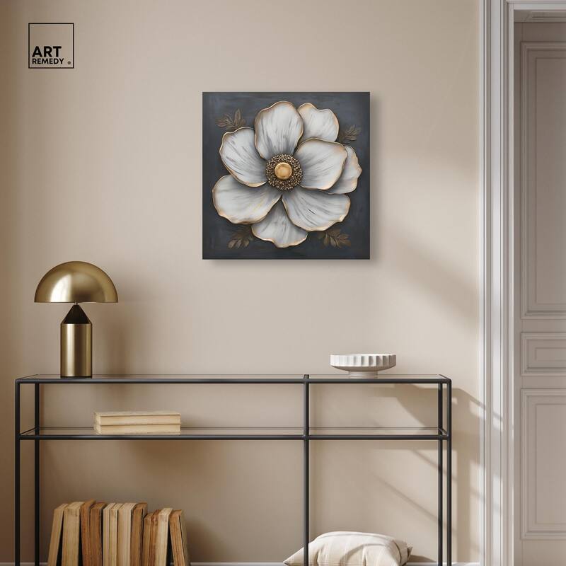 Sculpted Sepals II Canvas by Art Remedy, Gallery Wrapped