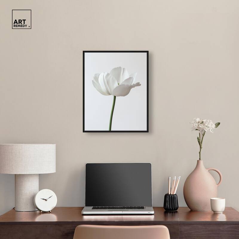 Pearl Floret Canvas by Art Remedy
