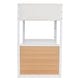 preview thumbnail 105 of 108, Kids Loft Bed Elegance Teddy Fleece Loft Bed with Full Length Guardrail, Storage Shelf, 4 Drawers, and Convertible Desk