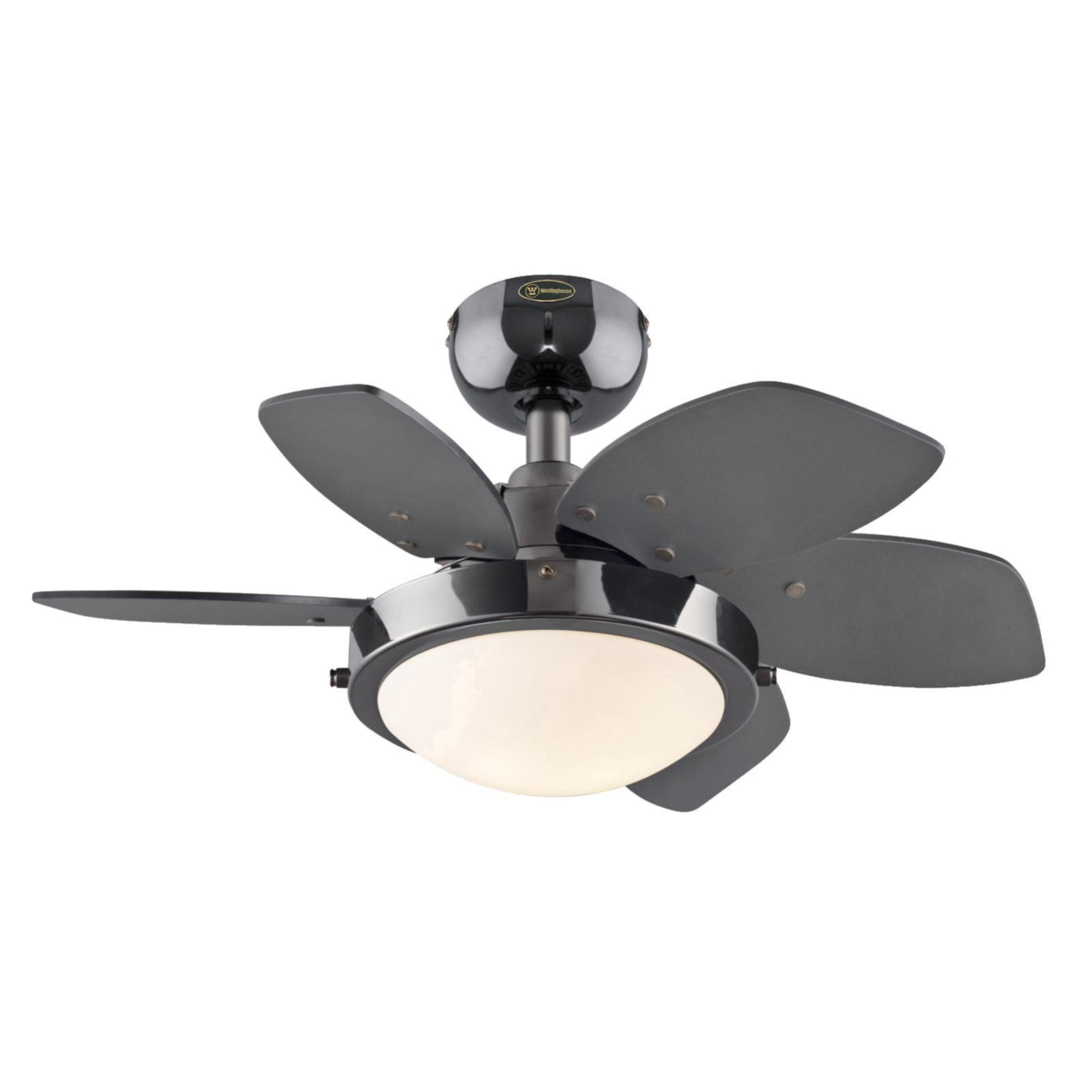Quince 24-Inch Reversible Six-Blade Indoor Ceiling Fan Westinghouse 7236600 