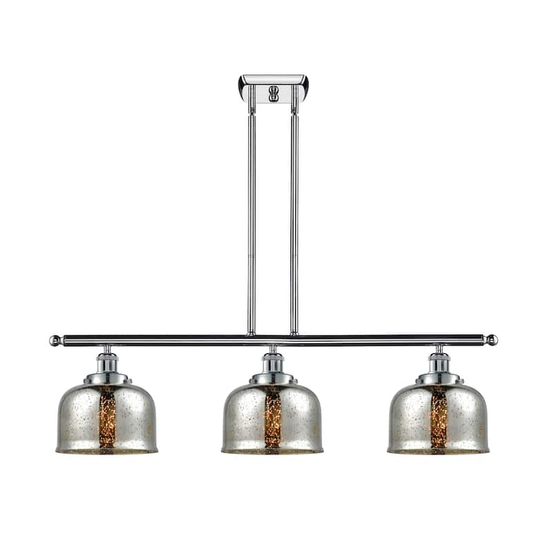 Innovations Lighting 916-3I-11-36 Bell Linear Bell 3 Light 36" Wide - Polished Chrome / Silver Plated Mercury