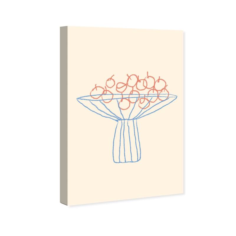 Wynwood Studio Canvas Food and Cuisine Basic Still Life Pink and Light Pink Modern & Contemporary Wall Art Canvas Print