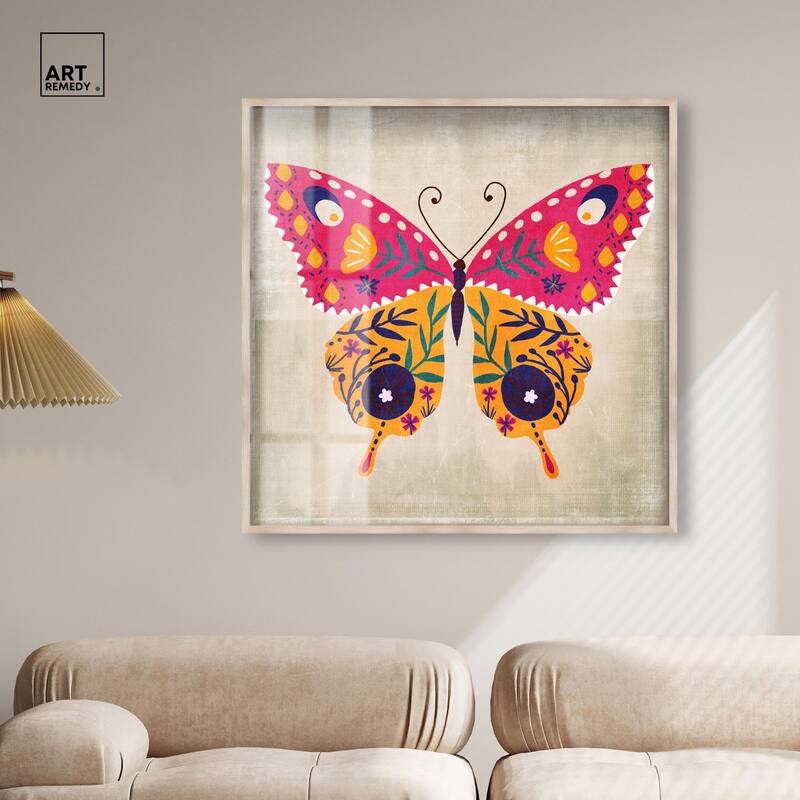 Butterfly Wings II Shadowbox by Art Remedy