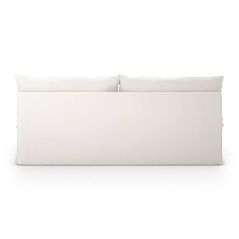 Carter Outdoor Sofa Piece-Faye Cream - 72.0W x 40.0 x 31.5H