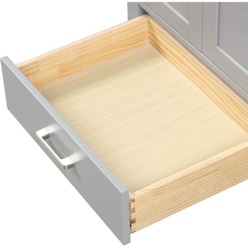 Blossom Geneva 36" Solid Wood Bathroom Vanity with Marble Top