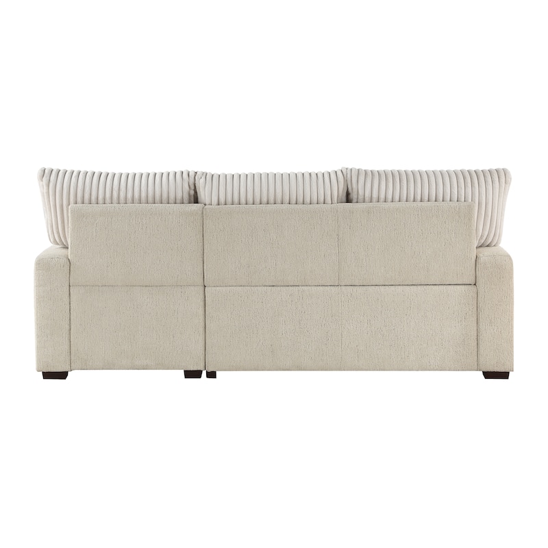 Liatris 2-Piece Sectional Sofa with Pull-out Bed and Right Chaise