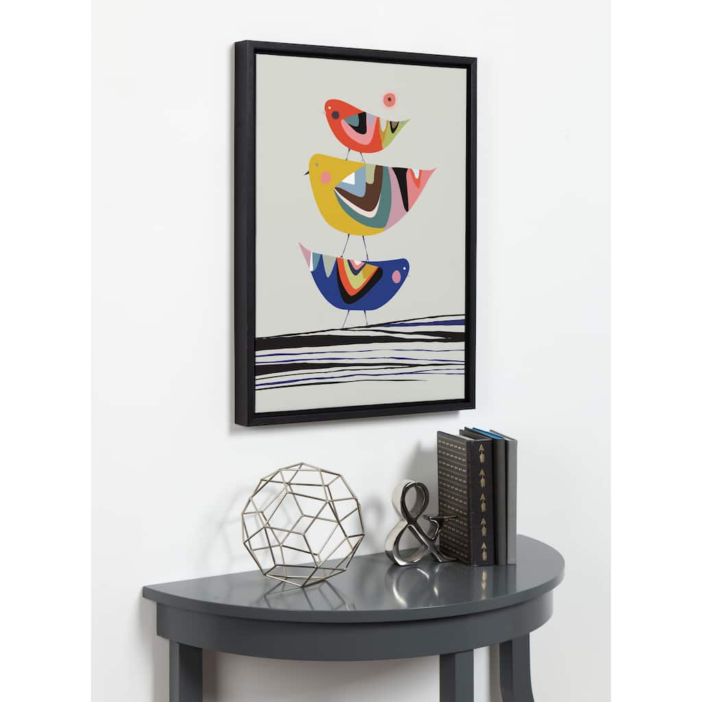 Kate and Laurel Sylvie The Family Tree Framed Canvas By Rachel Lee