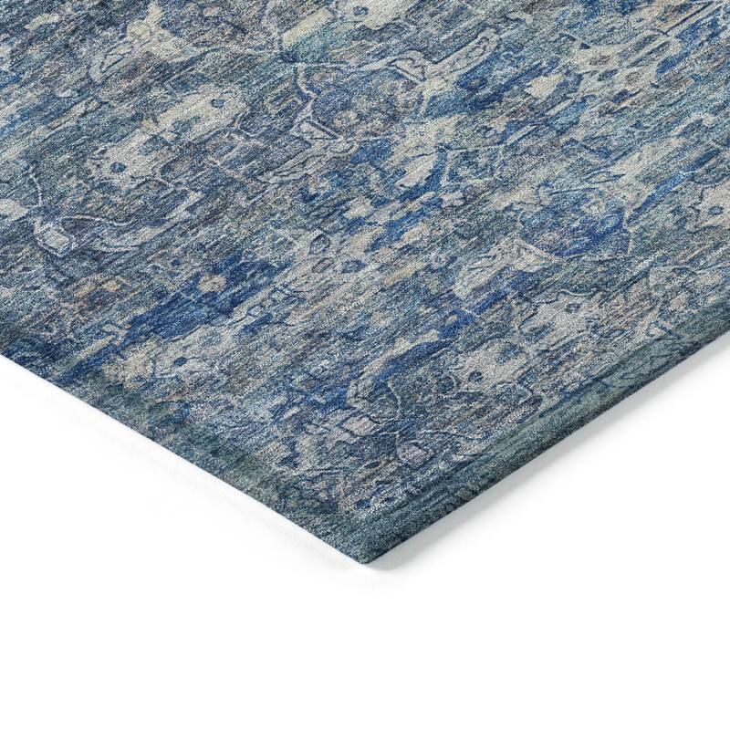 Machine Washable Indoor/ Outdoor Traditional Harmony Chantille Rug