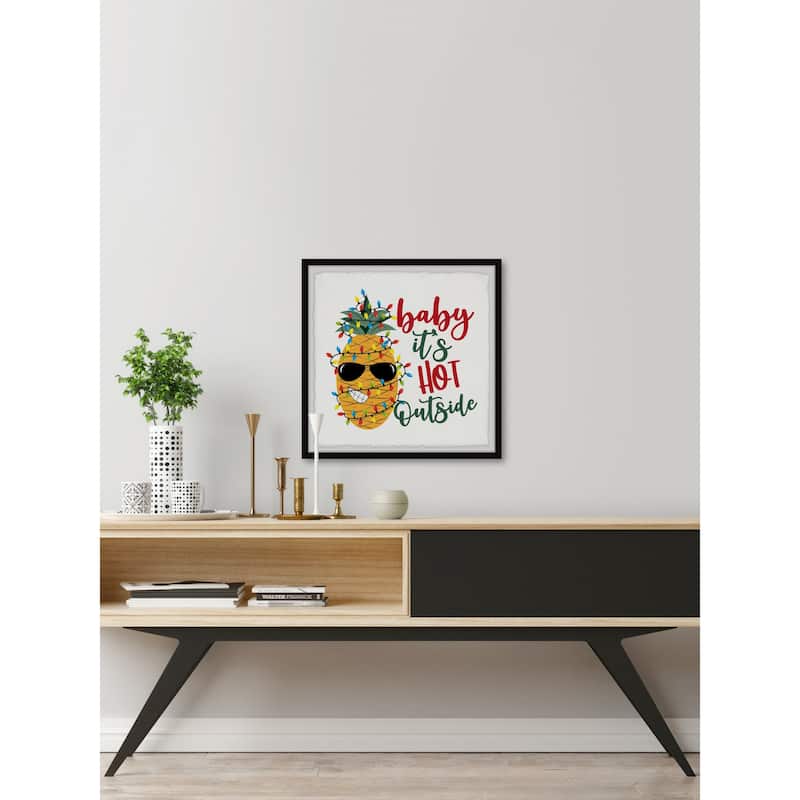 'Hot Outside' Framed Painting Print