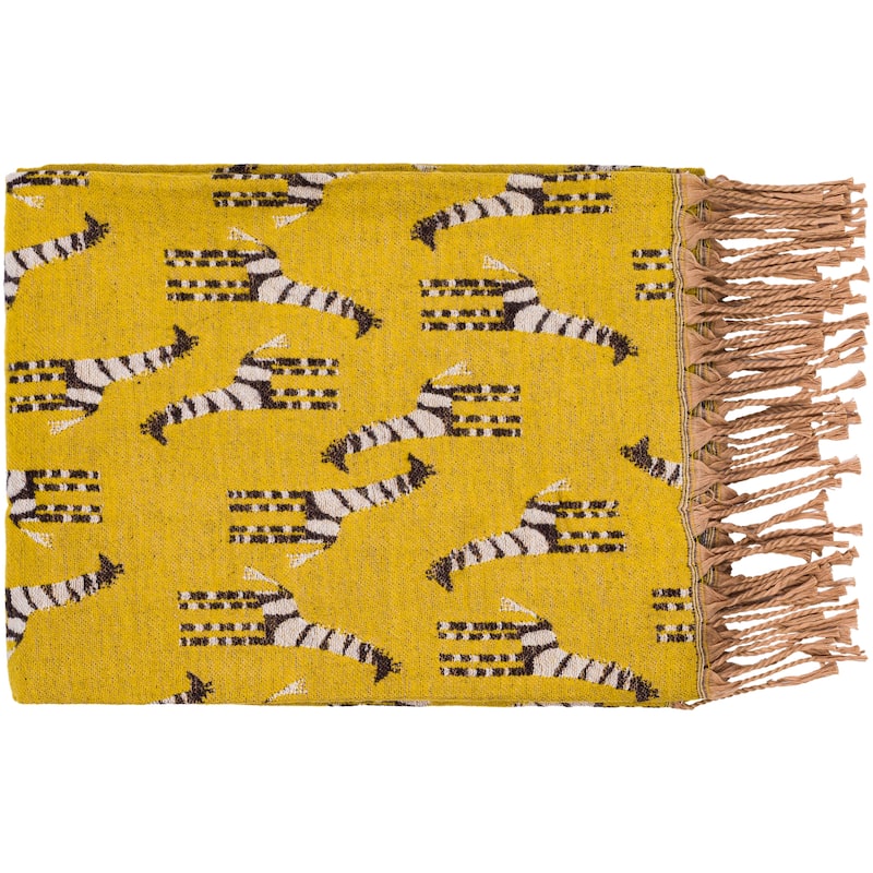 Gino Whimsical Cotton Blend Throw