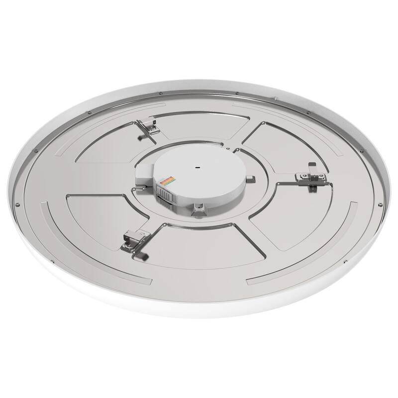 Blink Pro Plus 34W 19 in. Surface Mount LED CCT Selectable 90 CRI White Finish 120/277V Round Shape