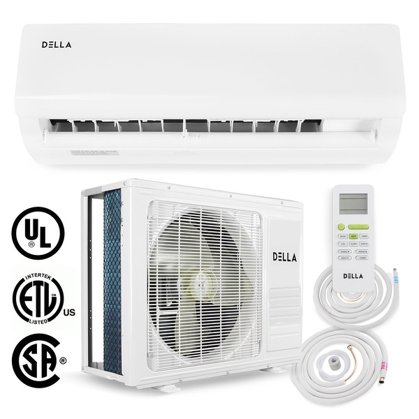 Shop DELLA 12 000 BTU 115V 15 5 SEER Ductless Mini Split Air