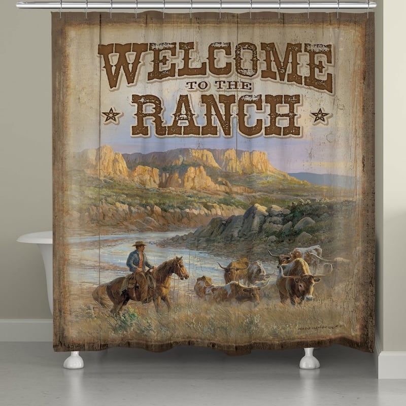 Laural Home Canyon Ranch Shower Curtain