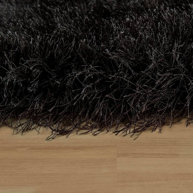 Soft Shag Rug For Bedroom & Living-Room Glossy Yarn