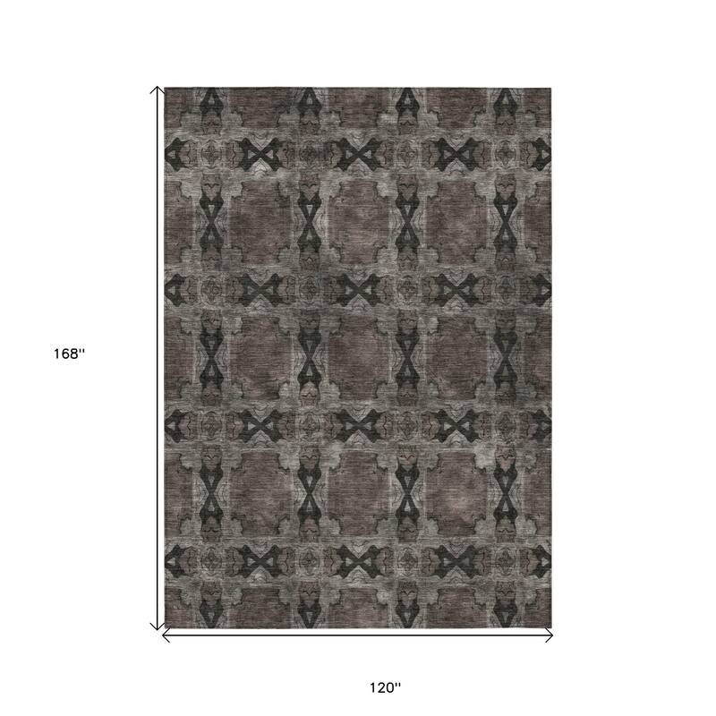 Alriso Botanic Elegance Weather Resistant Timeless Fusion Outdoor Rug