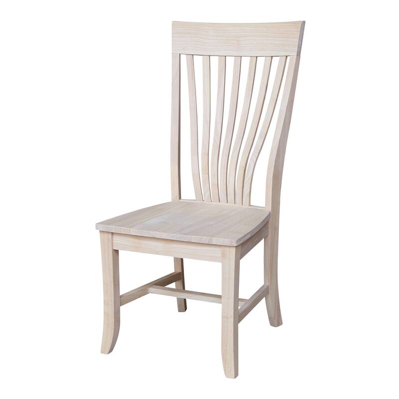 Solid Wood Amanda Dining Chairs - Set of Two