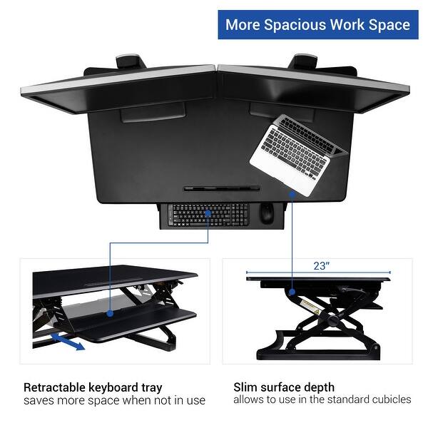 Shop Flexispot M3b Adjustable Standing Desk 47 Wide Platform