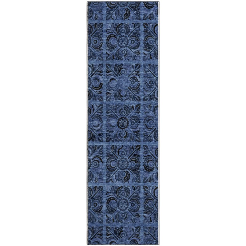 Premium Washable Super Soft Mosaic Panel Mayfield Rug