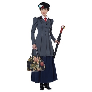 Womens Plus Size English Nanny Mary Poppins - Overstock 24245123