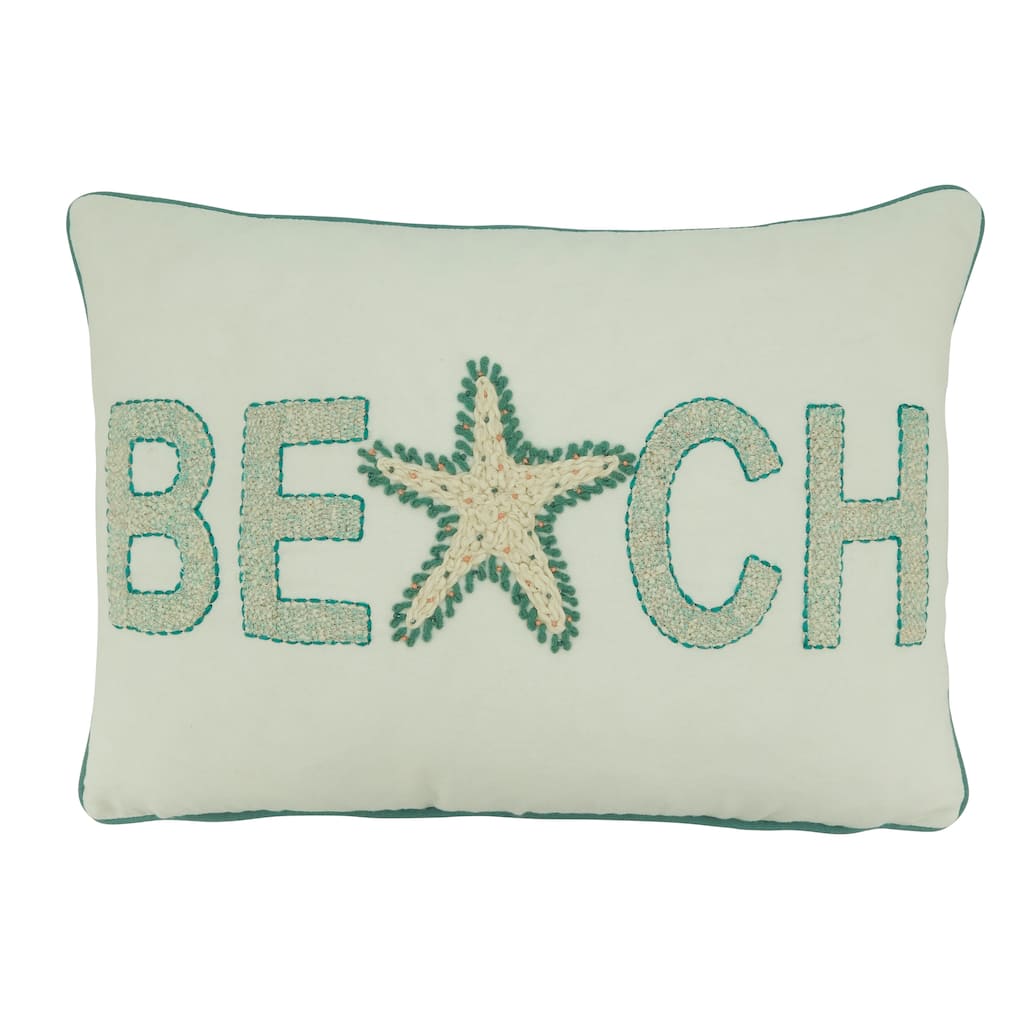 Beach Design Throw Pillow