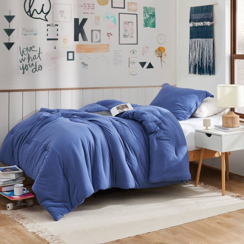 Love Thick® - Soothing Coma Inducer® Oversized Comforter Set - Country Blue - Twin XL