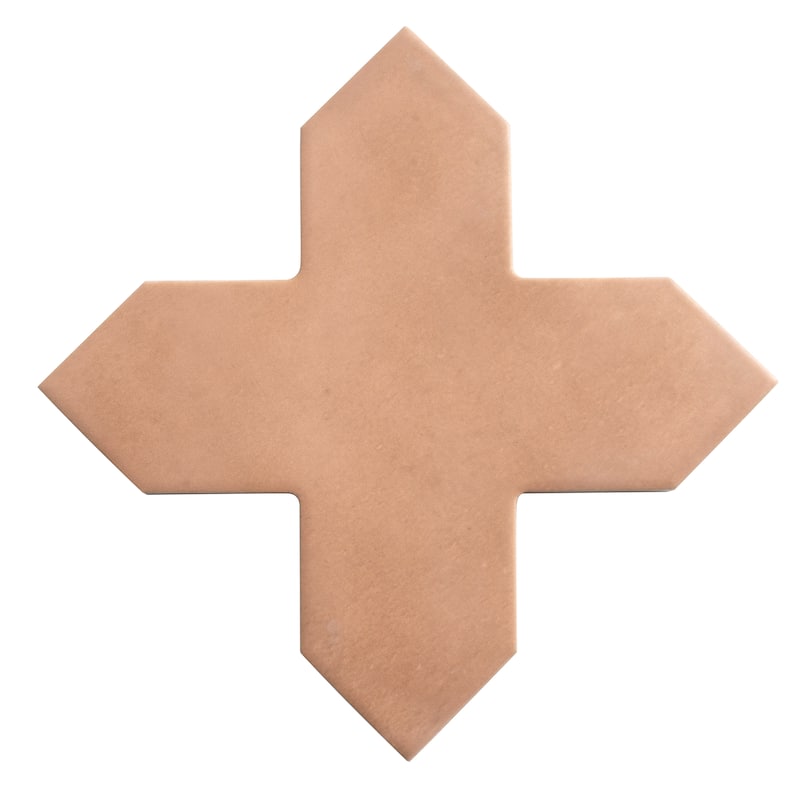 Seville 7" Star with 5" Cross Matte Porcelain Wall and Floor Tile (10.62 sq ft/case) - 68 Pack