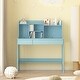 preview thumbnail 2 of 16, Modern Classic Desk,Children's Desk, Solid Wood Desk, Family Desk And Chair Set