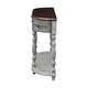 preview thumbnail 7 of 42, Vintage Curved Console Table Sofa Table Entryway Table with 4 Drawers and Bottom Shelf