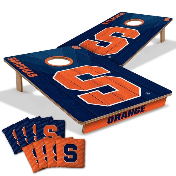slide 2 of 7, Syracuse Orange NCAA Tailgate Cornhole Board Set Include Carrying Case