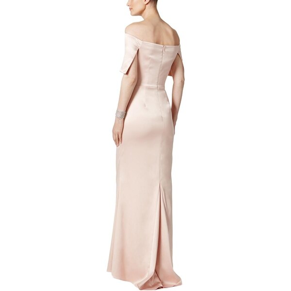 vince camuto ruched evening dress