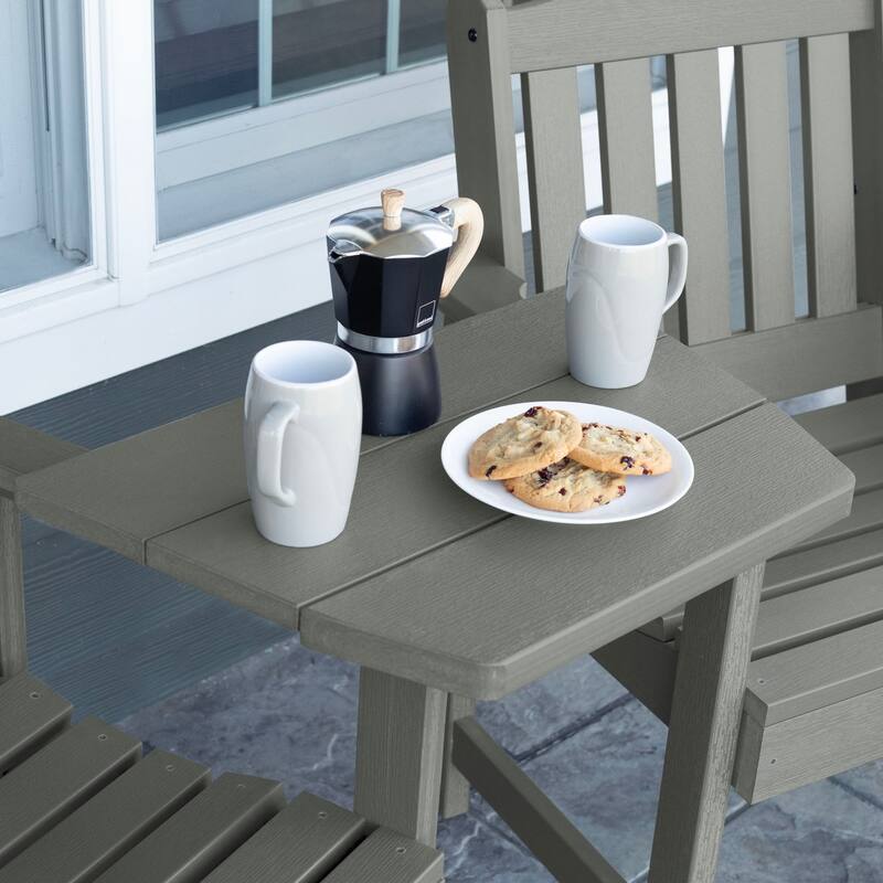 HIGHWOOD Eco-Friendly Adirondack Tete-a-Tete Connecting Table