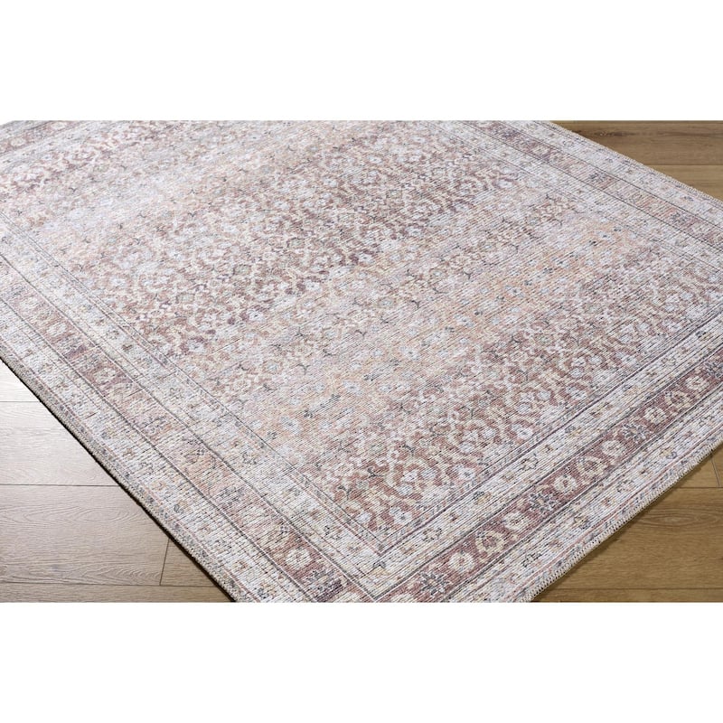 Livabliss Vinny Traditional Border Indoor/Outdoor Area Rug