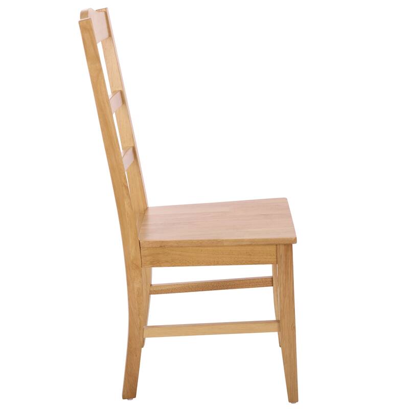 SAFAVIEH HOME Svetlana Ladder Back Side Chair - 18"W x 21"D x 40"H